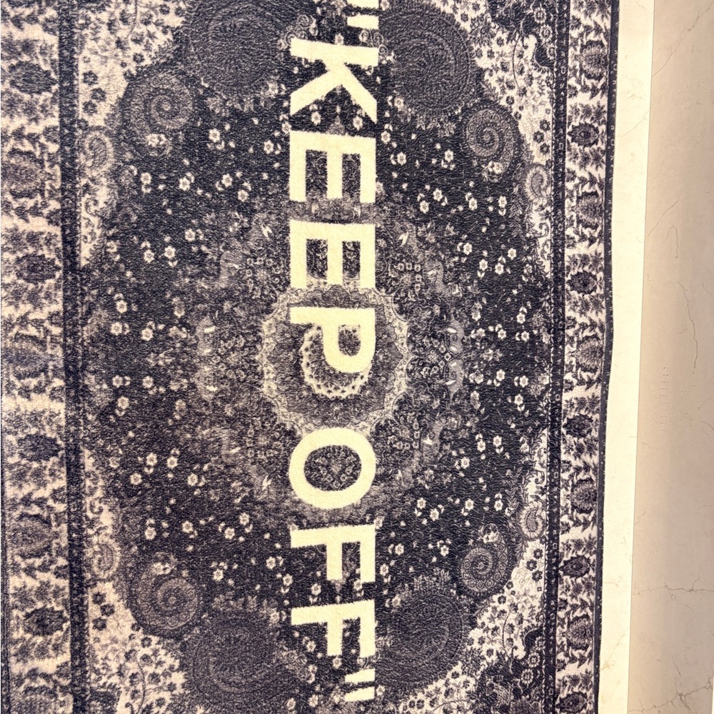 Keep Off Rug